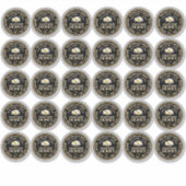 Standard Mason Jar Lid Honey Label Daisy 2.125" (Vorderseite)