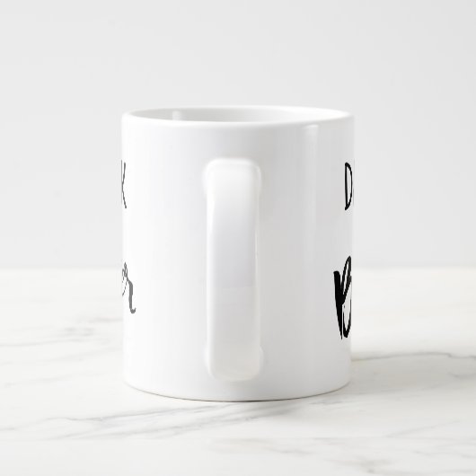 Standard Mug - Dark & Bitter Jumbo-Tasse (Rückseite)