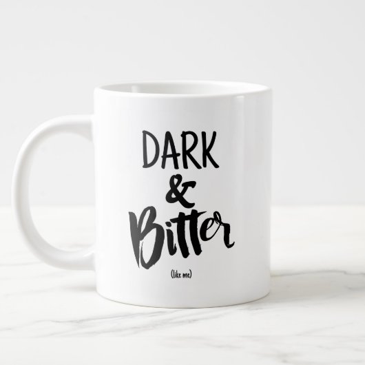 Standard Mug - Dark & Bitter Jumbo-Tasse (Links)