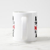 Standard Mug - Leave me Alone Jumbo-Tasse (Rückseite)