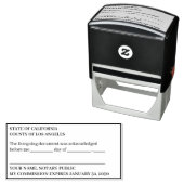 Standard Notar-Anerkennungsstempel Permastempel (Beispiel)