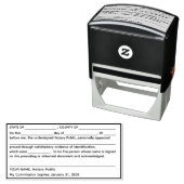 Standard Notar-Stempel für öffentliche Beglaubigun Permastempel (Beispiel)