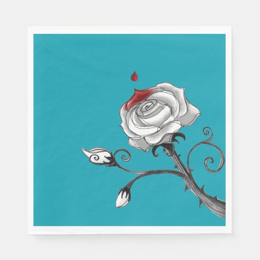 Standard Paper Napkins "Painting the Rose Red" Serviette (Vorderseite)