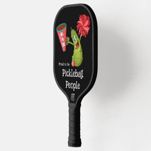 Standard Pickleball Paddle, schwarz, Funny Pickleb Pickleball Schläger (Links)