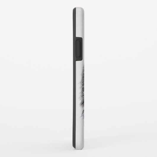 Standard Poodle Black Parti Painting - Dog Art Case-Mate iPhone Hülle (Hinten/Rechts)