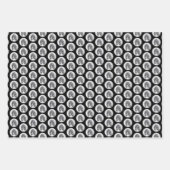 Standard Poodle Black Parti Painting - Dog Art Geschenkpapier Set (Vorderseite 3)