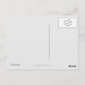 Standard Poodle Black Parti Painting - Dog Art Postkarte (Rückseite)