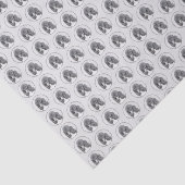 Standard Poodle Black Parti Painting - Hund Art Seidenpapier (Ausschnitt)