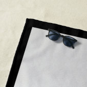 Standard Poodle Black Parti Painting - Hund Art Strandtuch (Beispiel)