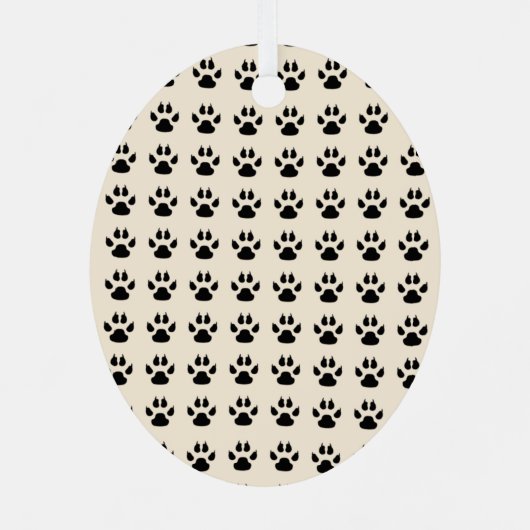 Standard Poodle Black Pet Ornament (Rückseite)