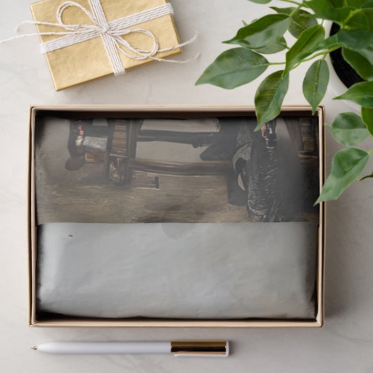 Standard Poodle Bohemisch Rhapsody Decoupage Seidenpapier (Geschenk)