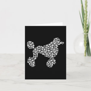 Standard Poodle Dog Niedlich Kleeblatt St Patricks Karte