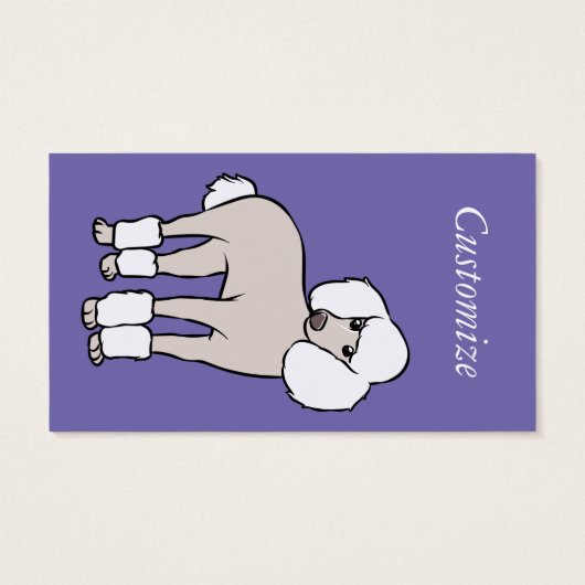 Standard Poodle Dog Thunder_Cove (Rückseite)