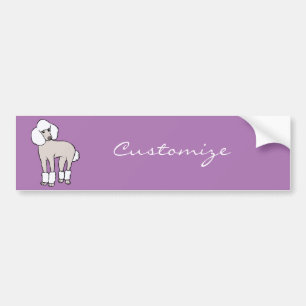 Standard Poodle Dog Thunder_Cove Autoaufkleber