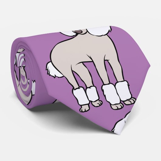 Standard Poodle Dog Thunder_Cove Krawatte (Gerollt)