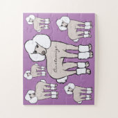 Standard Poodle Dog Thunder_Cove Puzzle (Vertikal)
