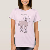 Standard Poodle Dog Thunder_Cove T-Shirt (Vorderseite)