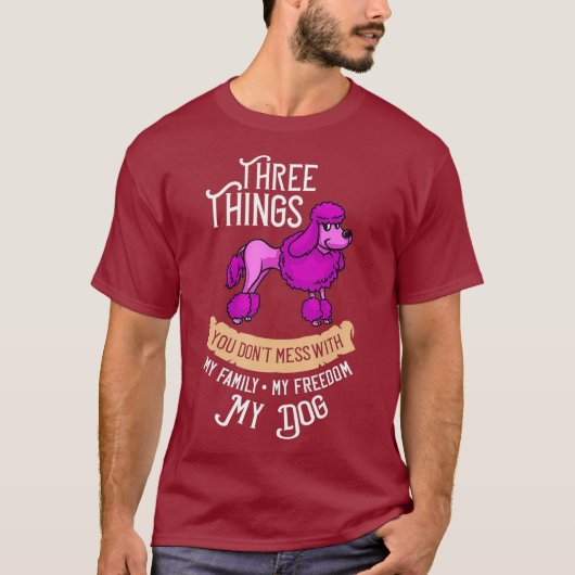 Standard Poodle Dog Welpen Eigentümer Lover _16 T-Shirt (Vorderseite)