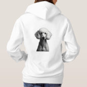 Standard Poodle Elegant Hoodie (Rückseite)