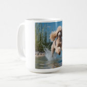 Standard Poodle Elegante Kaffee Tasse (Vorderseite Links)