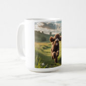 Standard Poodle Elegante Kaffee Tasse (Vorderseite Links)