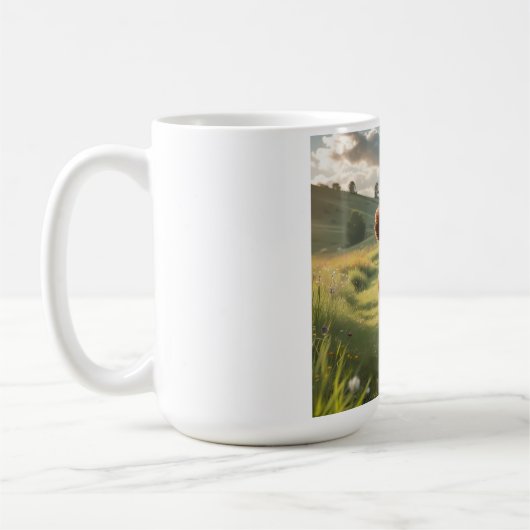 Standard Poodle Elegante Kaffee Tasse (Links)
