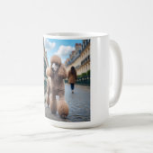 Standard Poodle Elegante Kaffee Tasse (VorderseiteRechts)