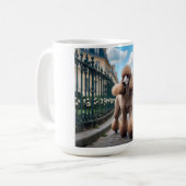 Standard Poodle Elegante Kaffee Tasse (Vorderseite Links)