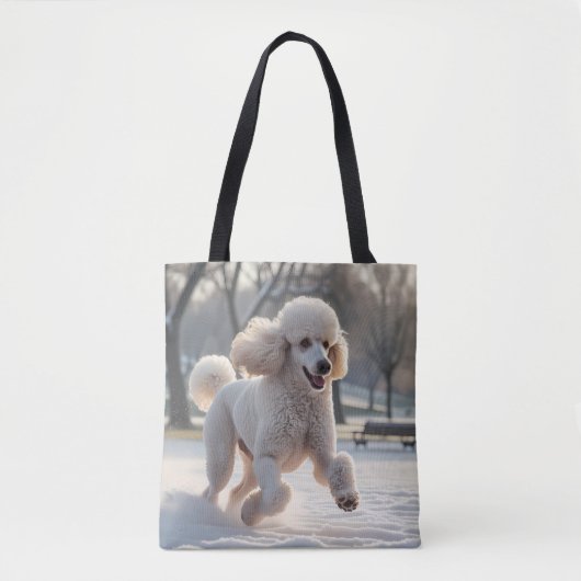 Standard Poodle Elegante Schultertasche Tasche (Vorderseite)
