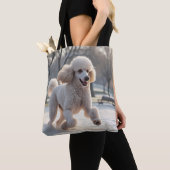 Standard Poodle Elegante Schultertasche Tasche (Von Nahem)