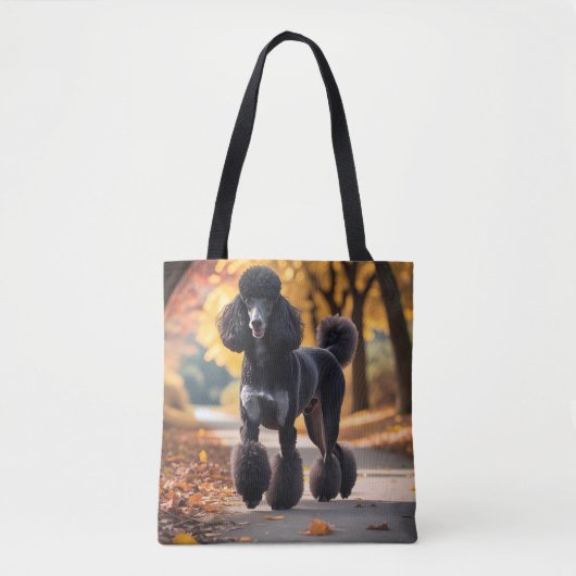 Standard Poodle Elegante Schultertasche Tasche (Vorderseite)