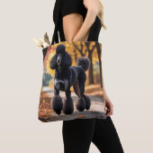 Standard Poodle Elegante Schultertasche Tasche (Von Nahem)