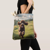 Standard Poodle Elegante Schultertasche Tasche (Von Nahem)