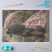 Standard Poodle Heirloom Decoupage Seidenpapier (Basteln)