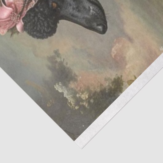 Standard Poodle Heirloom Decoupage Seidenpapier (Ausschnitt)