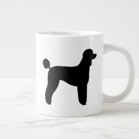 Standard Poodle Hunde Rasse Silhouetten