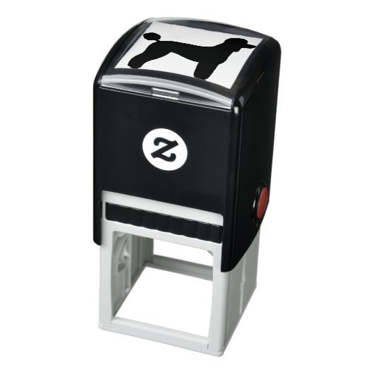 Standard Poodle Hunde Silhouette Permastempel (Produkt)