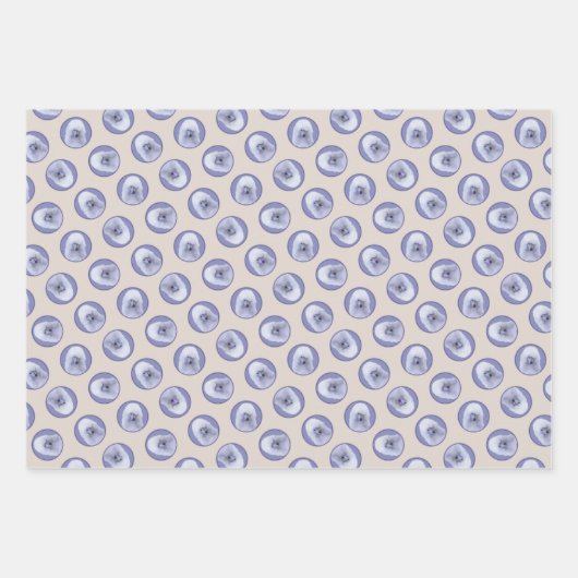 Standard Poodle Malerei White Original Dog Art Geschenkpapier Set (Vorderseite)