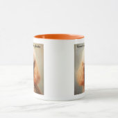 Standard-Poodle-Ölgemälde mit Niedlicher Beschrift Tasse (Zentrum)