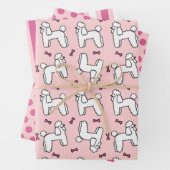 Standard Poodle Pink Dog Wrapping Paper Set Geschenkpapier Set (Beispiel)