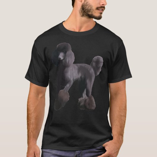 Standard Poodle T- T-Shirt (Vorderseite)