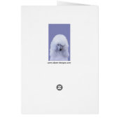 Standard Poodle White Painting - Original Dog Art (Hinten)