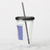 Standard Poodle White Painting - Original Dog Art Acryltrinkbecher (Links)