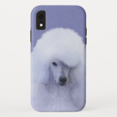 Standard Poodle White Painting - Original Dog Art Case-Mate iPhone Hülle (Rückseite)