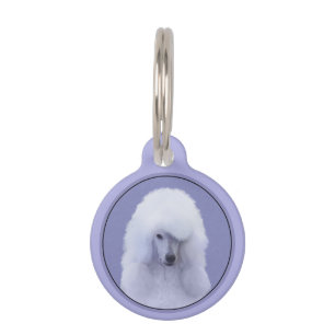 Standard Poodle White Painting - Original Dog Art Haustiermarke