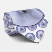 Standard Poodle White Painting - Original Dog Art Krawatte (Gerollt)