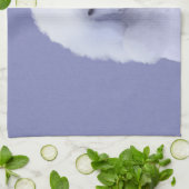 Standard Poodle White Painting - Original Dog Art Küchentuch (Gefaltet)