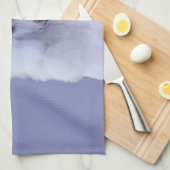 Standard Poodle White Painting - Original Dog Art Küchentuch (Viertel Falte)