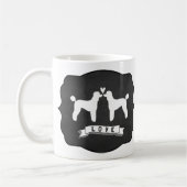 Standard Poodles Liebe Kaffeetasse (Links)
