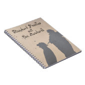 Standard Poodles setzen die Standards Notizblock (Rechte Seite)
